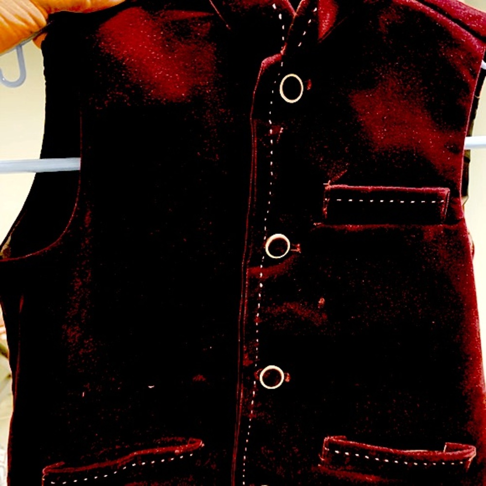 COPY - Velvet waistcoats for boys age for 10 years